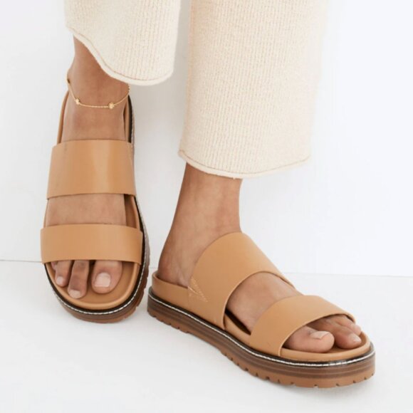 MADEWELL - CHARLEY DOUBLE STRAP SLIDE SANDAL - SZ 10.5 - Picture 2 of 7